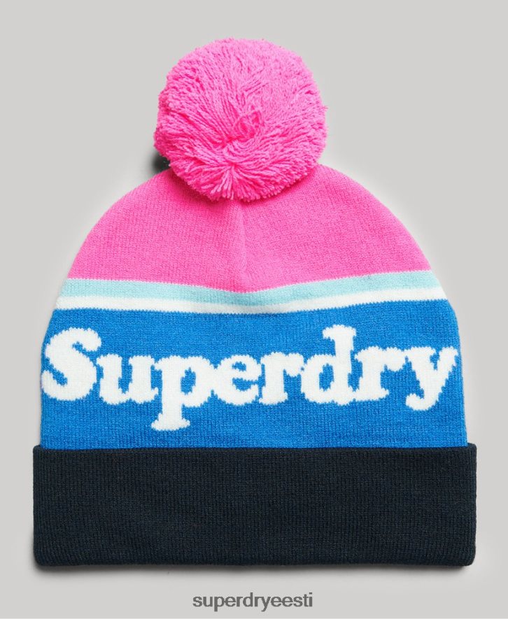 Superdry naised oluline logoga nokamüts B2LT44223 tarvikud roosa