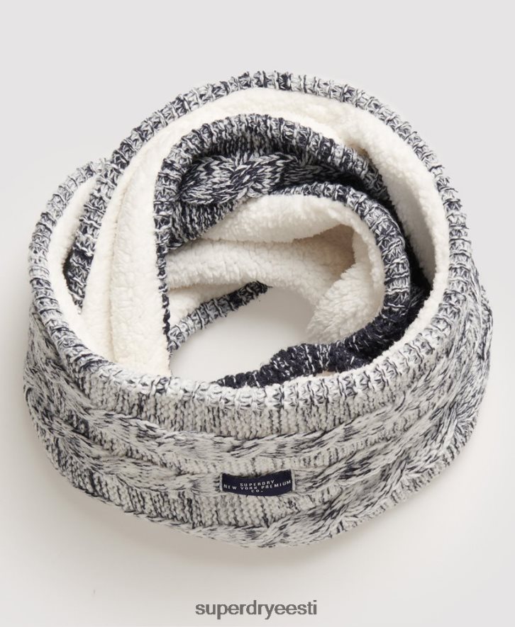 Superdry naised clarrie kaabel snood B2LT44332 tarvikud sinine