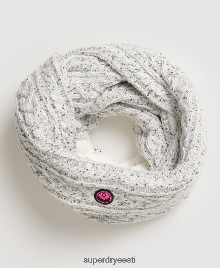 Superdry naised gracie kaabel snood B2LT44335 tarvikud helehall