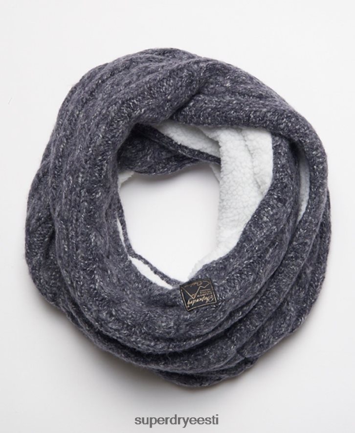 Superdry naised tweed kaabel snood B2LT44302 tarvikud merevägi